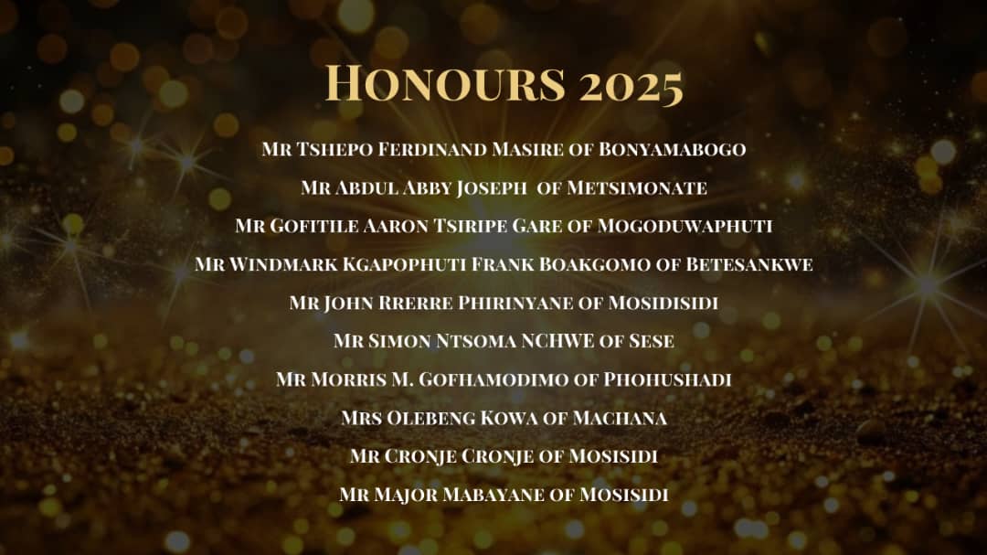 Honours List 2025